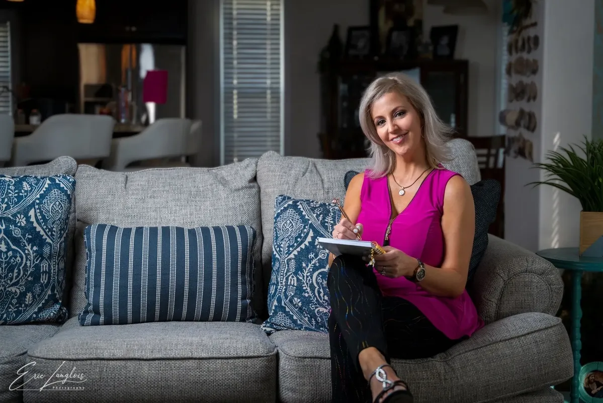 Gina Matteson at book signing event