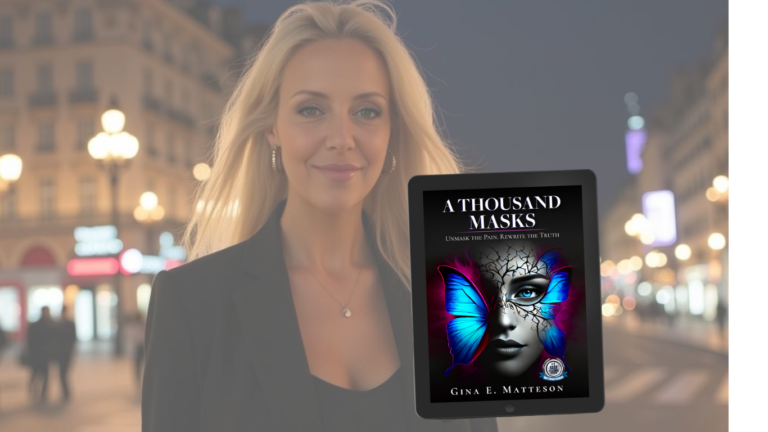 gina with book